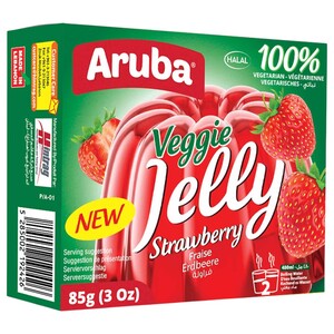 Aruba Veggie Jelly Strawberry 85G