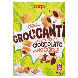 Coop Croccanti Cereals Filled Chocolate And Hazelnut Cream 375G