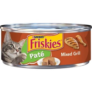 Friskies Cat Food Pate With Mixed Grill 156G