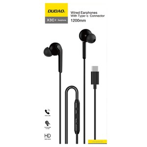 Dudao Earphone Type-C 1-2M X3c+-B