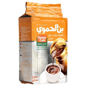 Hamwi Cafe Turkish Bright Coffee With Light Cardamom 180G