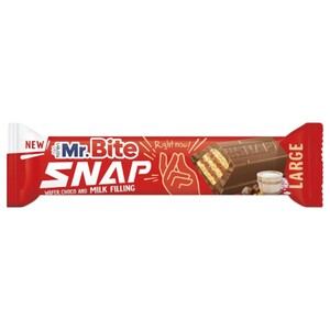 Mr.Bite Snap Wafer Milk Chocolate And Cocoa Filling 35G