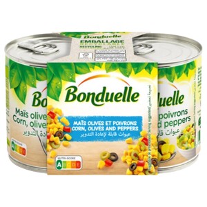 Bonduelle Sweet Corn & Olives 165G X2