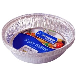 Kingfisher Foil Pie Dishes 5 Pieces