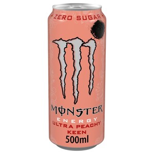 Monster Energy Drink Ultra Peachy Keen Zero Sugar 500Ml