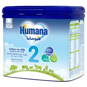 Humana 2 Probalance Follow On Milk Formula 6-12 Months 400G