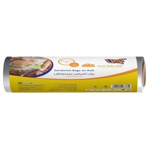 Queen Sandwich Bags On Roll 60 Bags 20X32cm
