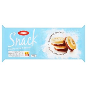 Coop Shortbread Filled With Vanilla 240G