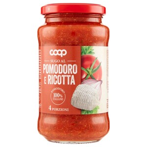 Coop Pasta Sauce Tomatoes And Ricotta 400G