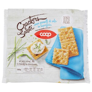 Coop Unsalted Crackers On Surface 560G