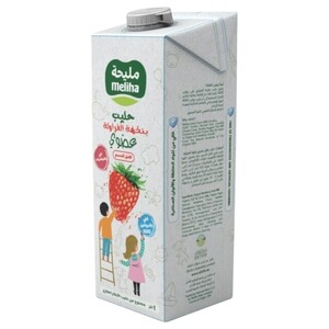 Meliha Uht Milk Strawberry Organic 1L