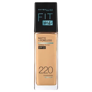 Maybelline Fit Me Foundation Matte Poreless Spf 22 220