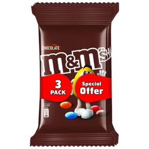M&M Peanut Chocolate Pouch 82 Gr 3 Pcs