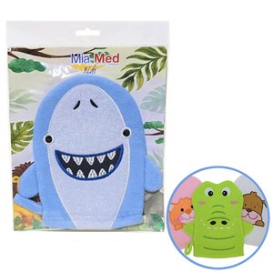 Mia Loofah Kids Bath Mittens Animal Shape