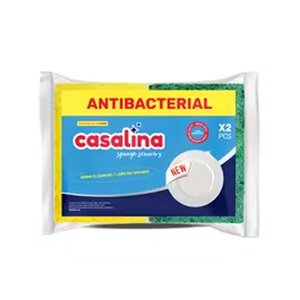 Casalina Sponges Antibacterial Scourer X2