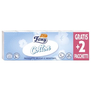 Foxy Cotton Fazzoletti 10 + 2 Pieces