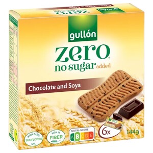Gullón Biscuit Chocolate And Soya Zero 6 Pieces 144G
