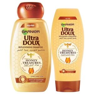 Ultra Doux Shampoo Honey Replenishing 400Ml + Conditioner 360Ml