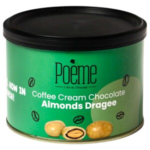 Poeme Coffee Cream Chocolate Almond Dragee 130G