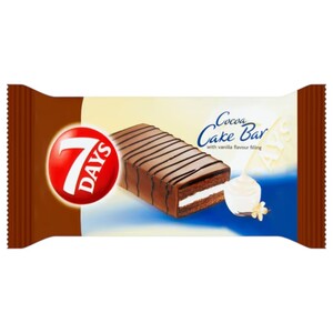 7 Days Cake Bar Cocoa With Vanilla Filling 32G