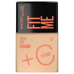 Maybelline Fit Me Foundation Fresh Tint Spf50 02
