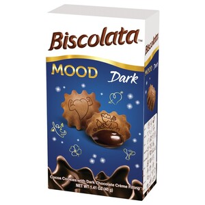 Biscolata Mood Dark Cookies 40G