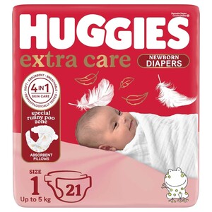 Huggies Extra Care Size 1 21 Pieces