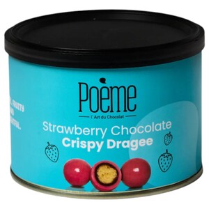 Poeme Strawberry Chocolate Crispy Dragee 100G