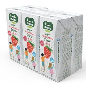 Meliha Organic Uht Strawberry Milk 180 Ml