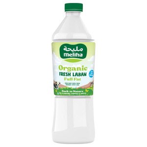 Meliha Fresh Laban Full Fat Organic 1L