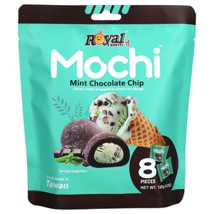 Royal Family Mochi Mint Chocolate Chip 8 Pieces 120G