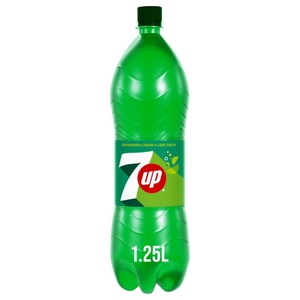 7Up Carbonated Soft Drink Lime 1.25L