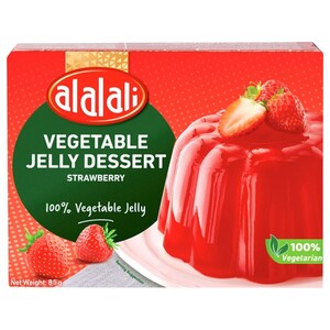 Al Alali Vegetable Jelly Dessert Strawberry 85G