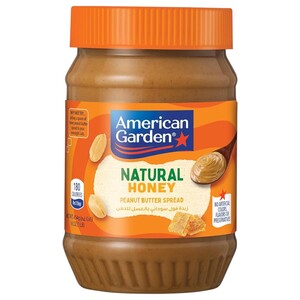 American Garden Natural Honey Peanut Butter 454G