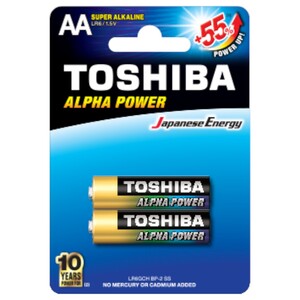 Toshiba Alpha Power Aa Battery 2 Pieces
