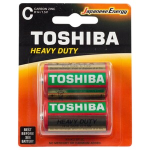 Toshiba Heavy Duty C Battery 2 Pieces