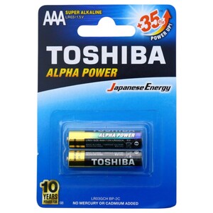 Toshiba Alpha Power Aaa Battery 2 Pieces