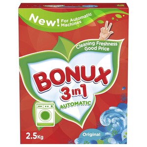 Bonux Washing Powder 3In1 Automatic 2.5Kg