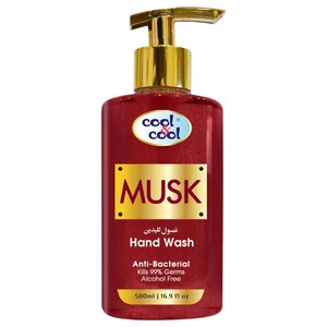 Cool & Cool Hand Wash Anti-Bacterial Musk 500Ml