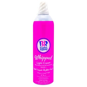 Baskin Robbins Whipped Spray Light Cream 425G