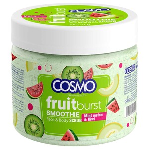 Cosmo Face & Body Scrub Smoothie Mint Melon & Kiwi 500Ml