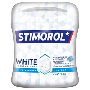 Stimorol Gum White Peppermint Sugar Free 80G