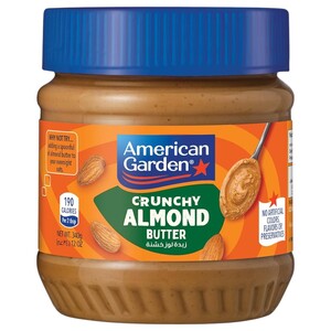 American Garden Crunchy Almond Butter Gluten Free 340G