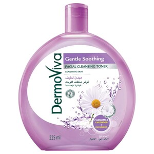 Dermoviva Facial Cleansing Toner Gentle Soothing 225Ml
