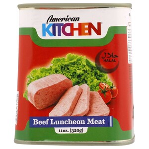 American Kitchen Beef Luncheon Meat Regular 320G