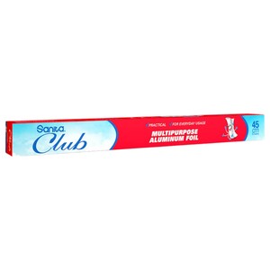 Sanita Club Multipurpose Aluminum Foil 45Cm 6M