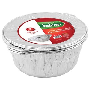 Falcon Aluminum Pot With Lids 290 X 260 X 120Mm 3 Pieces