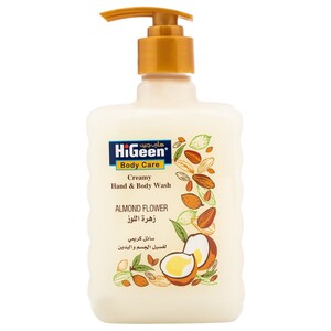 Higeen Creamy Hand & Body Wash Almond Flower 500Ml