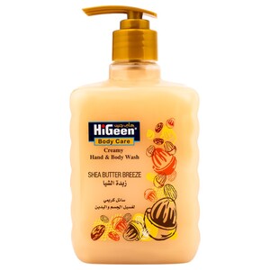 Higeen Creamy Hand & Body Wash Shea Butter Breeze 500Ml