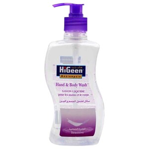 Higeen Hand & Body Wash Sensitive Skin 500Ml